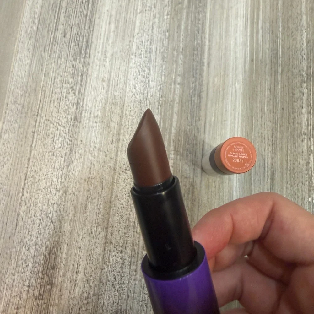Hermes lipstick duo: rouge nappa and rouge abysse - Picture 3 of 5